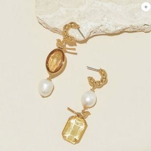 Mignonne Gavigan Trendy Asymmetrical Earrings NWT